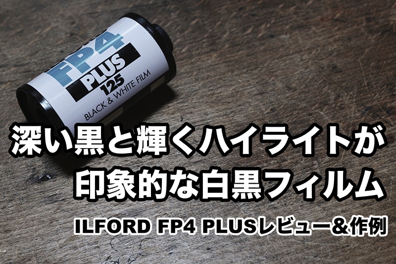 ILFORD FP4レビュー＆作例｜深い黒と輝くハイライトが印象的な白黒フィルム - ちゅかめ！